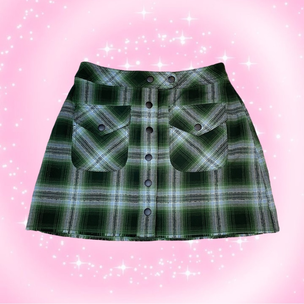 Urban Outfitters Plaid Mini Skirt